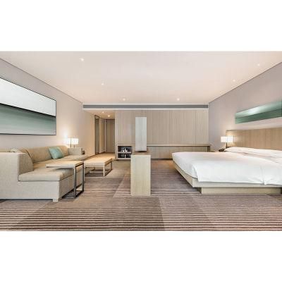 Latest 5 Star Wooden Bedroom Furniture with Wood Veneered Panel