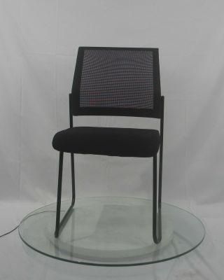Mesh Sponge Cushion Solid Metal Frame Conference Chair Without Armrest