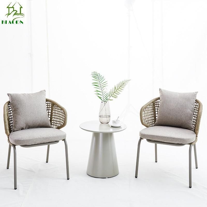 Modern Patio Outdoor Furniture Garden Set Leisure Rope Chair Set for Projects