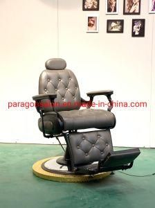 Luxury Men&prime;s Barber Chair for Hair Salon Furniture Wholesale Hair Salon Hydraulic Pump Vintage Modern Salon Furniture Barber Chairs