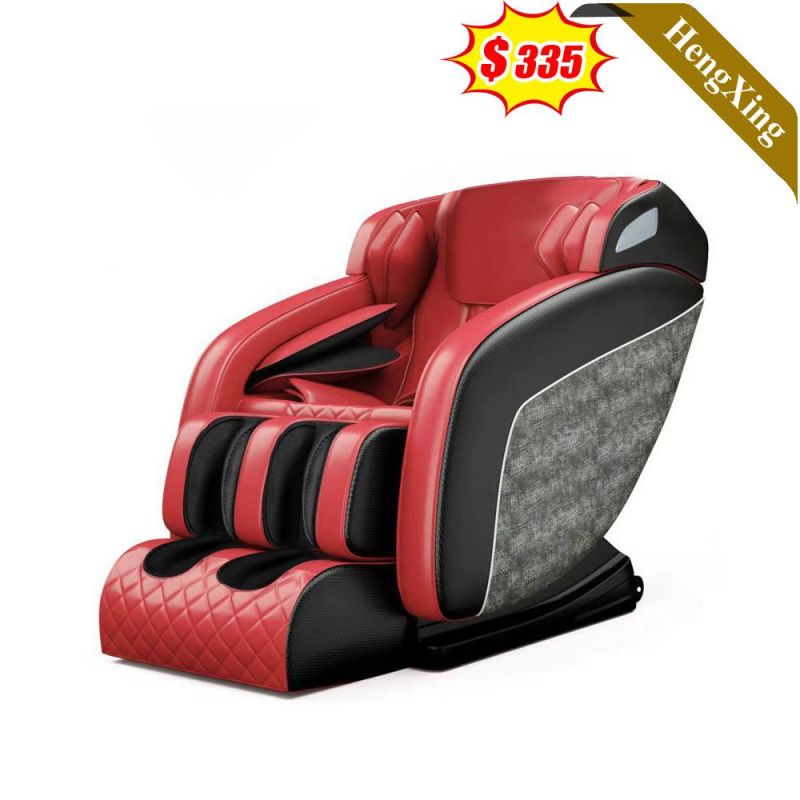 White Blue Tooth Ai Full Body SL Track Airbag Zero Gravity SPA Shiatsu Pedicure Sofa Recliner Massage Chair