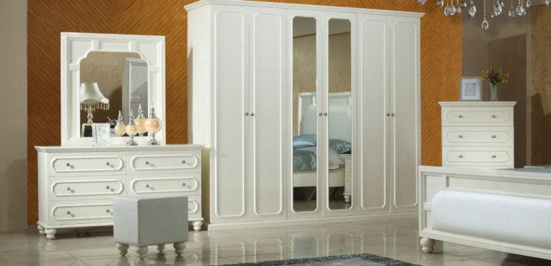 Wholesale Modern Custom Size Solid Wooden Bedroom Furniture Set