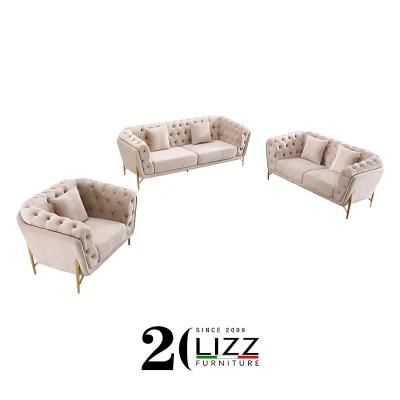 Popular Modern Design Home Furniture Leisure Living Room Fabric Sofa