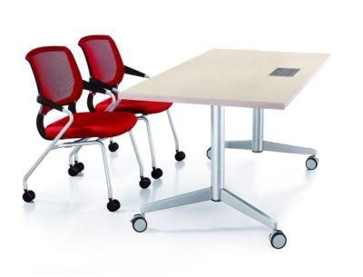 Office Training School Folding Chair Table with Cable Management
