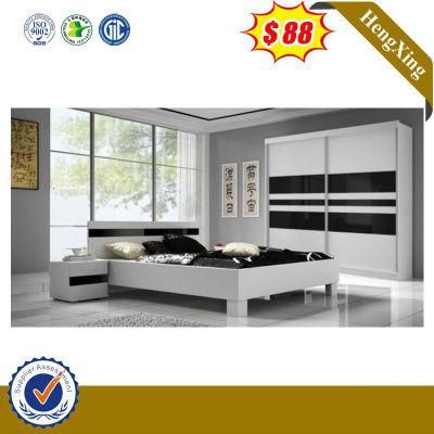 Modern Wooden Style Bedroom 3 Year Warranty Home Furniture Set Single Double Bed
