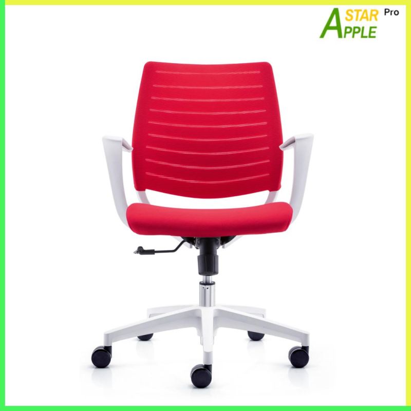 Home Furniture as-B2184wh Office Chair with Shaped 7 White Armrest
