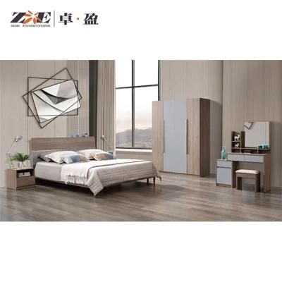 Wooden Wholesale Furniture Large Storage Space King Size Bedroom Set