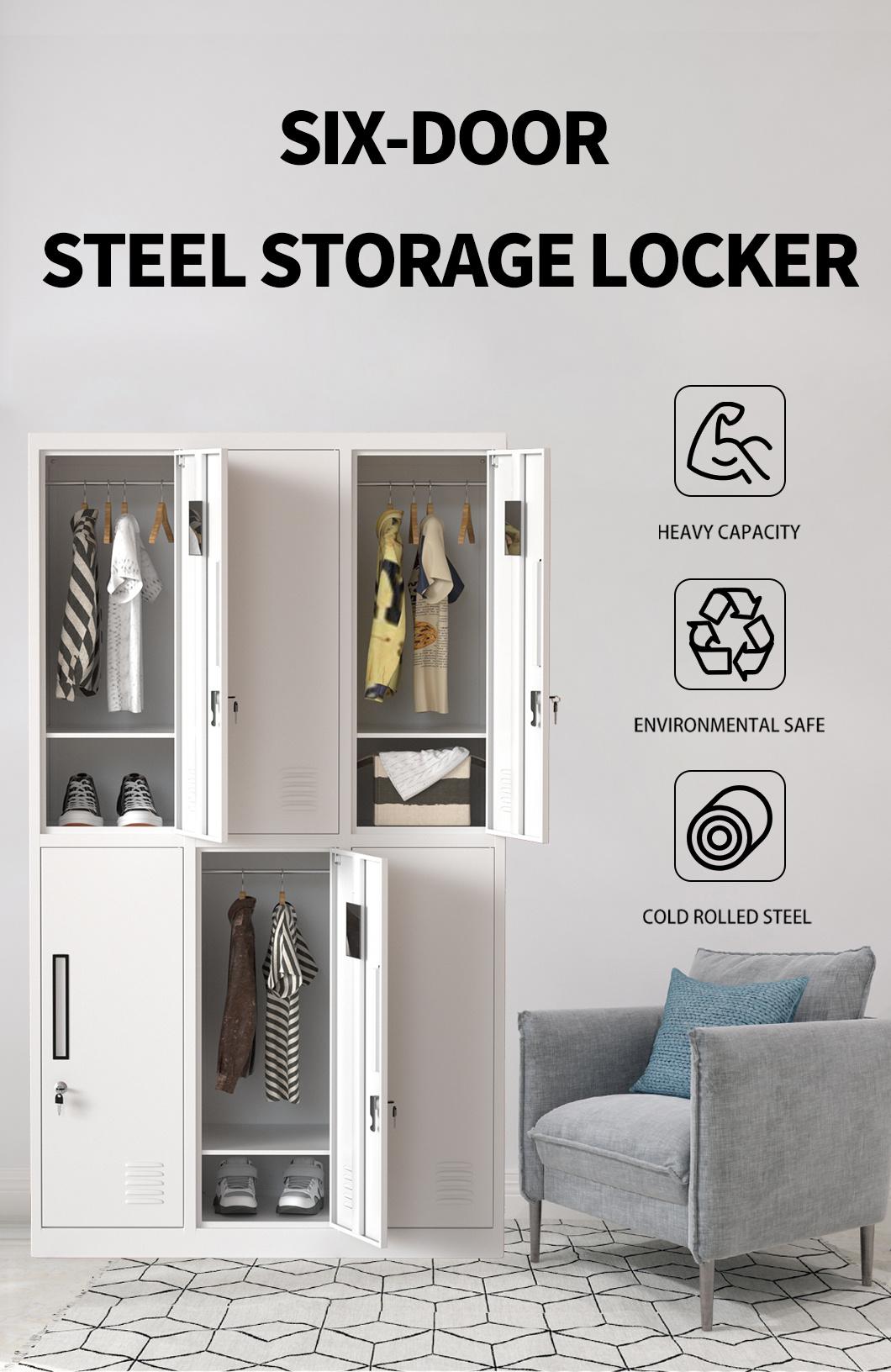 Modern Steel Lockers Storage Locker for Gym Armarios Almacenaje Casier Stockage Steel Knock Down Locker