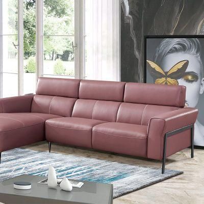 Sunlink Furniture Living Room Sleeper Long Couch Modern Leather L Shape 3 Seater Sofa