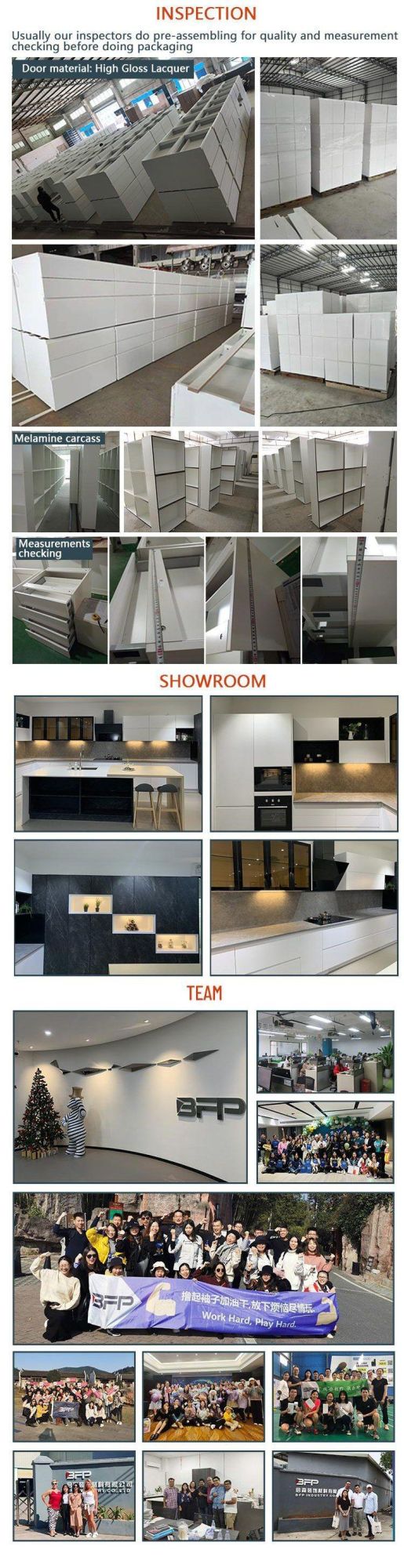Chinese Dark Flat Style Modern Design Vinyl Kitchen Cabinet Furnitures