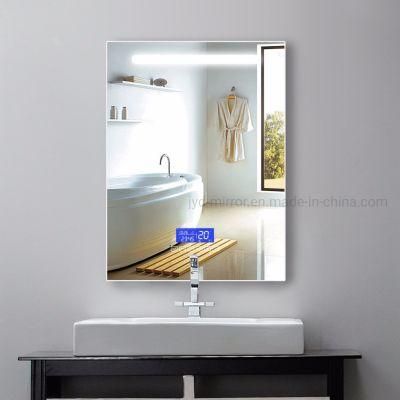 Fully Protected Back Board Wall Bathroom LED Lighted Makeup Anti-Fog Mirror