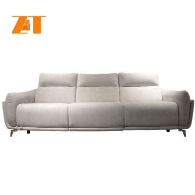 High Quality Italian Style Modern Chinese Home Furniture Living Room Fabric Leather Modular Sectional Sofa for Villa