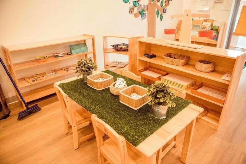 Wooden Cabinet, Kids Toy Storage, Multi-Purpose Children Cabinet, Preschool Storage Cabinet