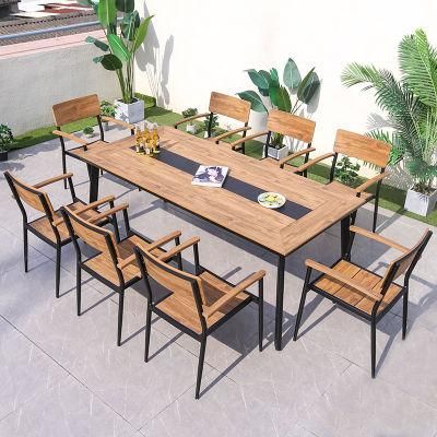 Modern Chinese Garden Aluminum Outdoor Table Factory Direct Polywood Table Top Reclining Comfortable Outdoor Furniture