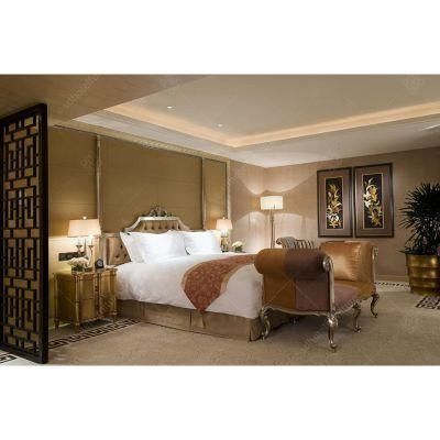 Elegant Simple Modern Style Double Bedroom Furniture Hotel Set