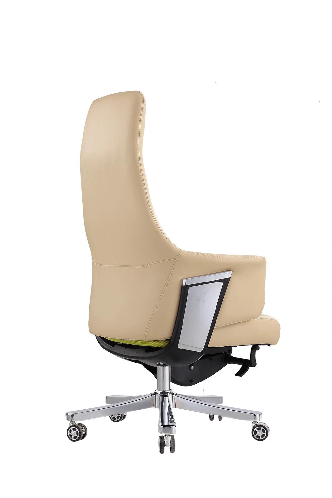 High Quality Furniture Leather Luxury Multi Functional Modern CEO Manager Swivel Office Executive Computer Chair