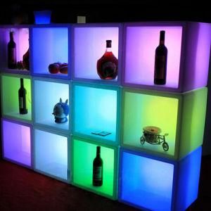 LED Plastic Battery Operated Ice Bucket Table for Cool Party Lights
