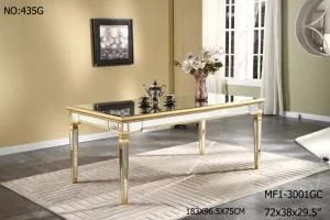 Special Rectangle Mirrored Furniture for Dining Room