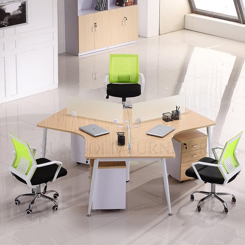 Cheap Office Furniture Panel Office Staff Working Group Partition (SZ-WST646)