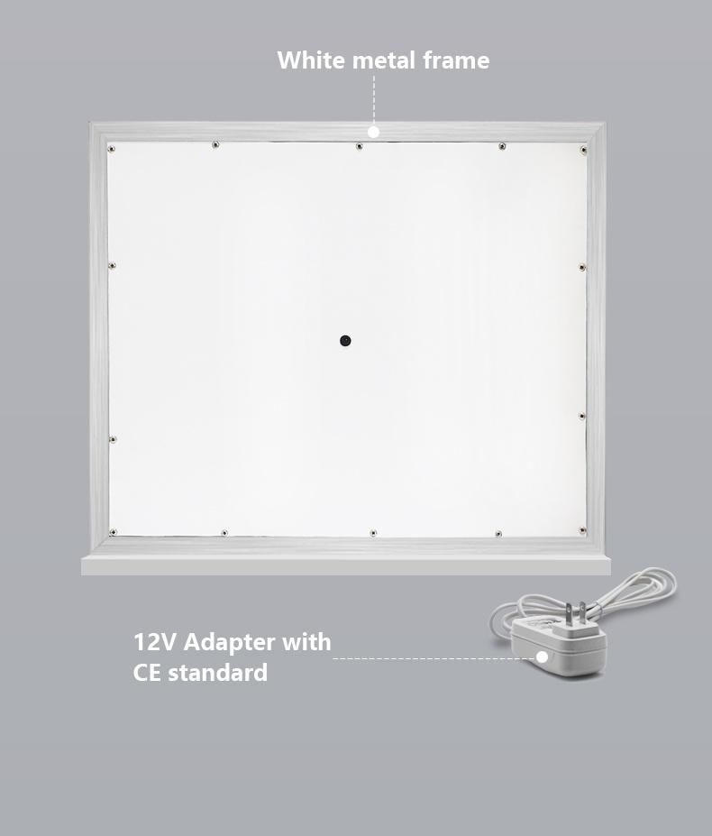 LED Vanity Illuminated Light Hollywood Table Makeup Mirror with Bulbs