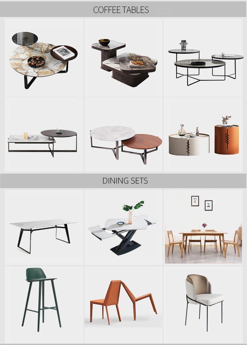 Modern Home Furniture Contemporary Bar Set Hotel Restaurant Fil Noir Chair for Dining Room