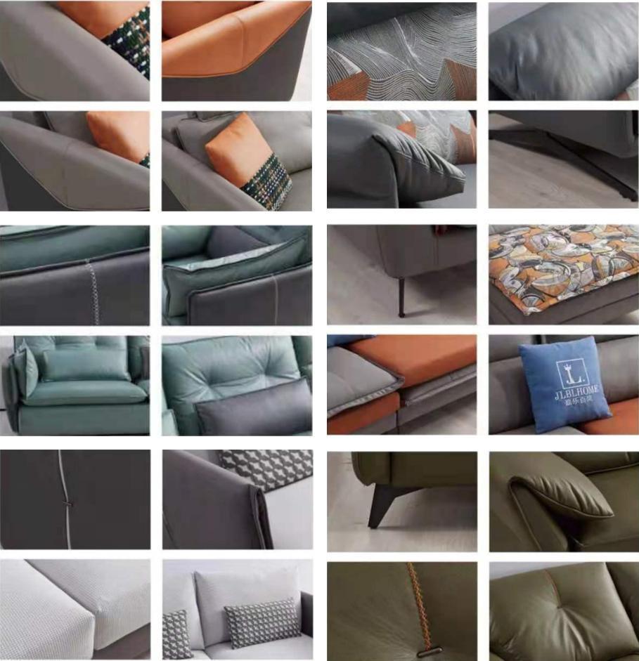 Factory Supplier Living Room I Shape Italy Style Sleeper Sofa