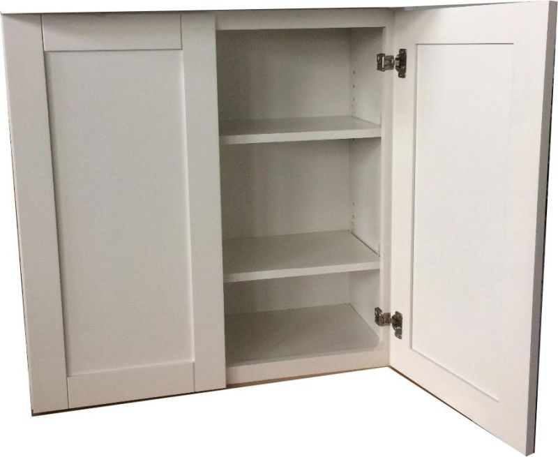 American Style Kitchen Cabinet White Shaker W3030