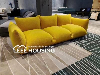 China Factory Supply Popular Wholesales Modern Luxury Living Room Furniture Nubuck Leather Fully Upholstered Sofa