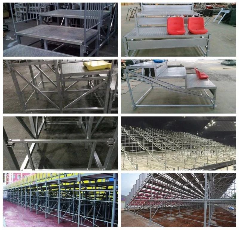 Dismountable Bleacher for Outdoor Use with Movable Chair Jy-716