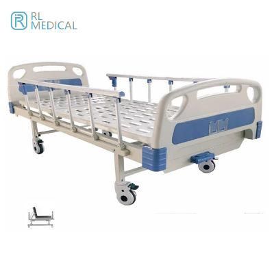 New Modern ABS Plastic Cheap Manual Adjustable 1 Crank Hospital Beds
