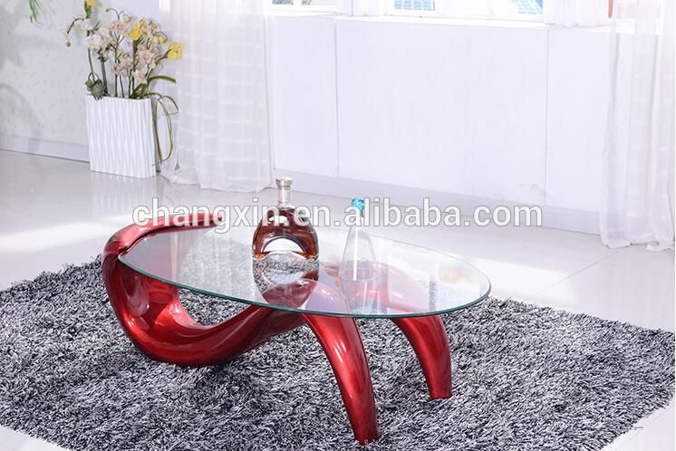 Hot Selling New Modern Fiberglass Coffee Table