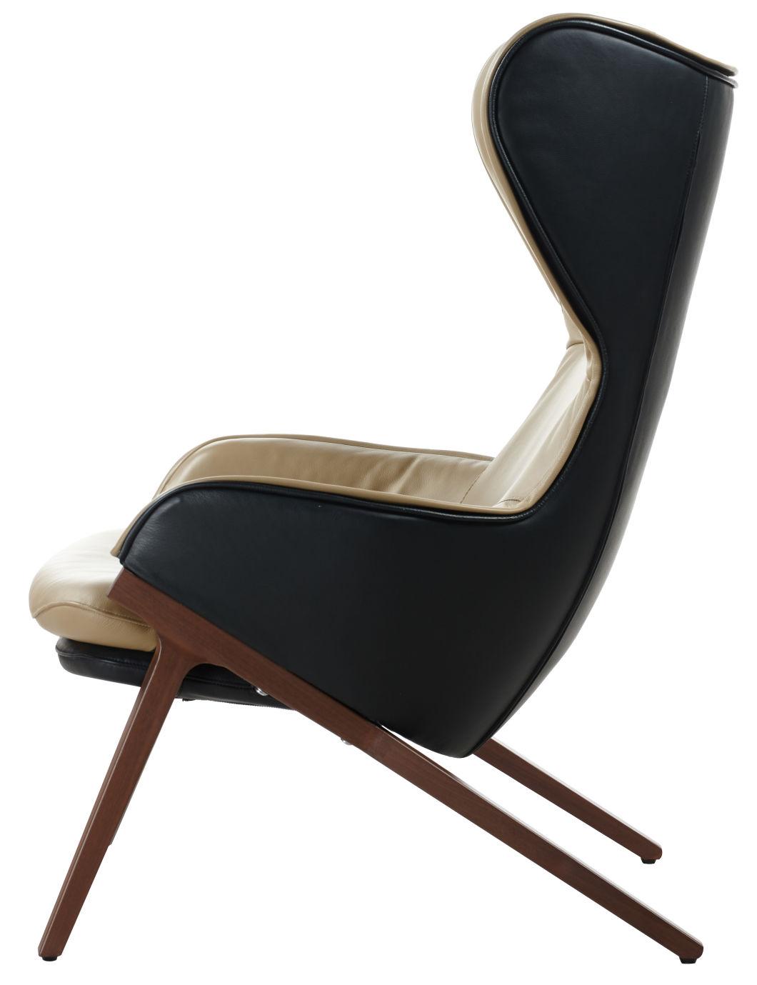 Luxury Modern Hotel Ergonomic Lounge Chair with Ottoman