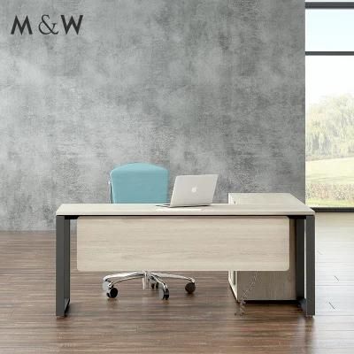 Factory Wholesale Modern Office Table Luxury CEO Manager Boss Wooden Work Executive Desk
