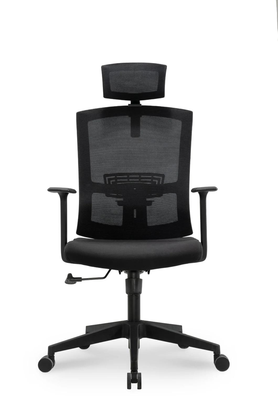 High Back Swivel Staff Management Executive Modern Fabric Office Chair