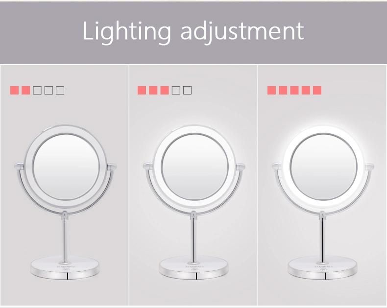 High-End Dimmable Brightness Makeup Mirror for Bedroom LED Products