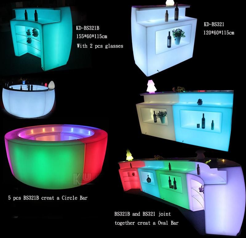 LED Bar Counter LED Bar Furniture LED Deejay Booth