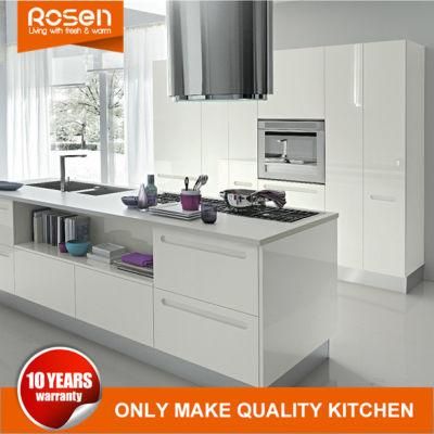 Modern Style White Design PVC Kitchen Cabinets Furniture Sets