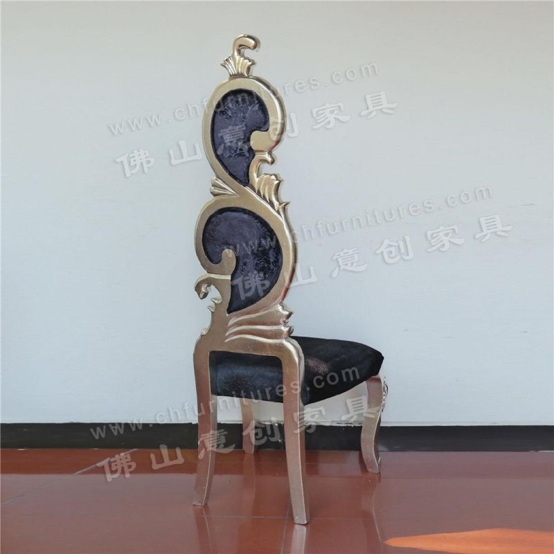 Glassy Style Cheap Wholesale Wood King Banquet Wedding Chair