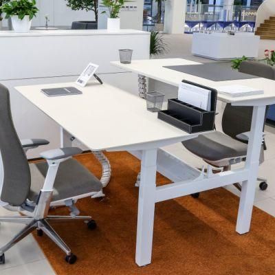 White Smart Modern Home Office Work Executive Computer Laptop Height Standing Desk