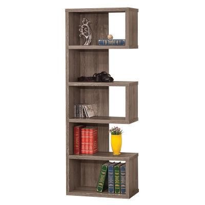 5-Tier Bookcase Storage Shelves Bookshelf