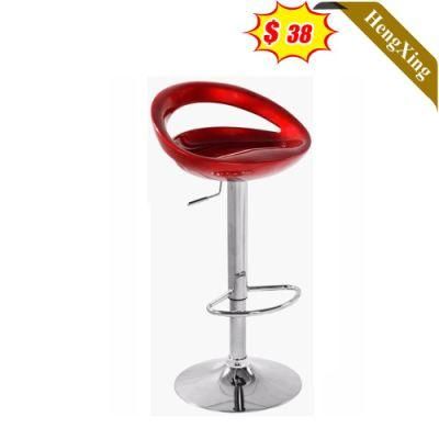 Wholesale China Supplier New Design Adjustable Chrome Legs Plastic Seats Swivel Bar Stool Chair