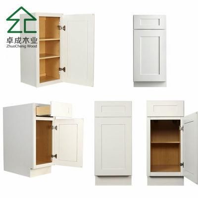 White Coloramerican Base Kitchen Cabinets with One Door