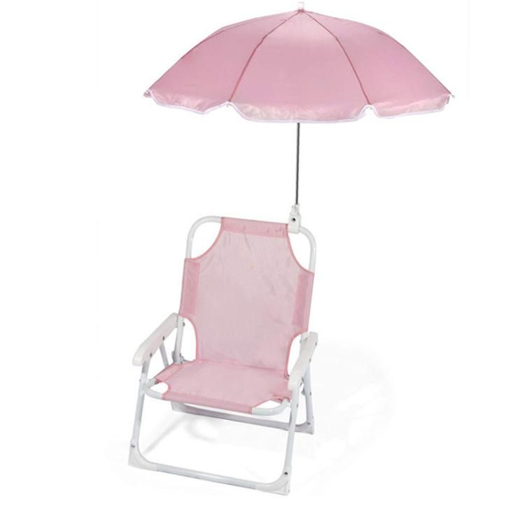 Modern Design Foldable Folding Beach Camping Chair with Sunshade Umbrella