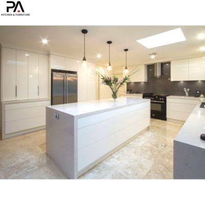 Home Improvement Ready Made Modular All in One Modern White Lacquer Kitchen Cabinets
