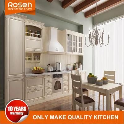 Chinese Light Colored Best Solid Wood Kitchen Cabinets Furniture