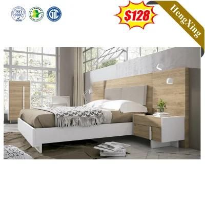 Nordic Style Home Hotel Bedroom Furniture Melamine Double King Size Wall Folding Murphy Bed