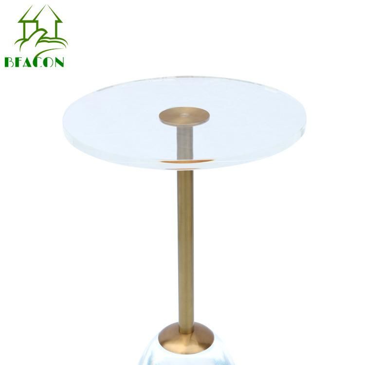 Hot Sale Modern Design Acrylic Top Small Side Table