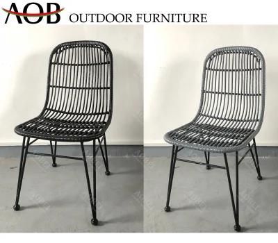 Modern Outdoor Restaurant Garden Home Hotel Patio Hospitality Project Rattan Wicker Dining Chair Furniture
