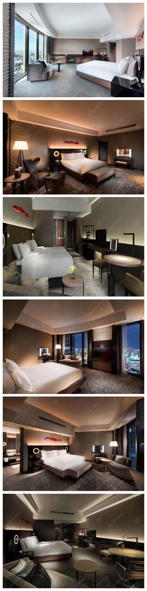 Luxury Design Modern Style Hotel Bedroom Furniture Sets for Sale