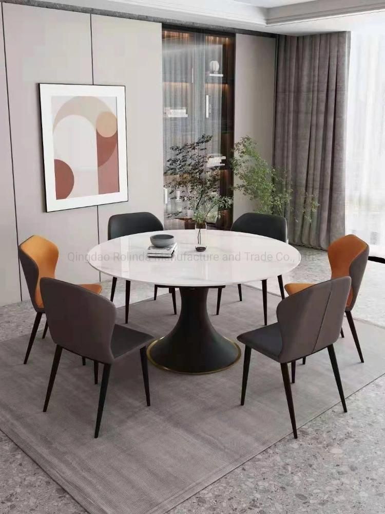 Top Grade Italian Design Colorful Velvet Fabric Leather Metal Dining Chair Modern Minimalist Leisure Aston Chair Living Room Dining Chair